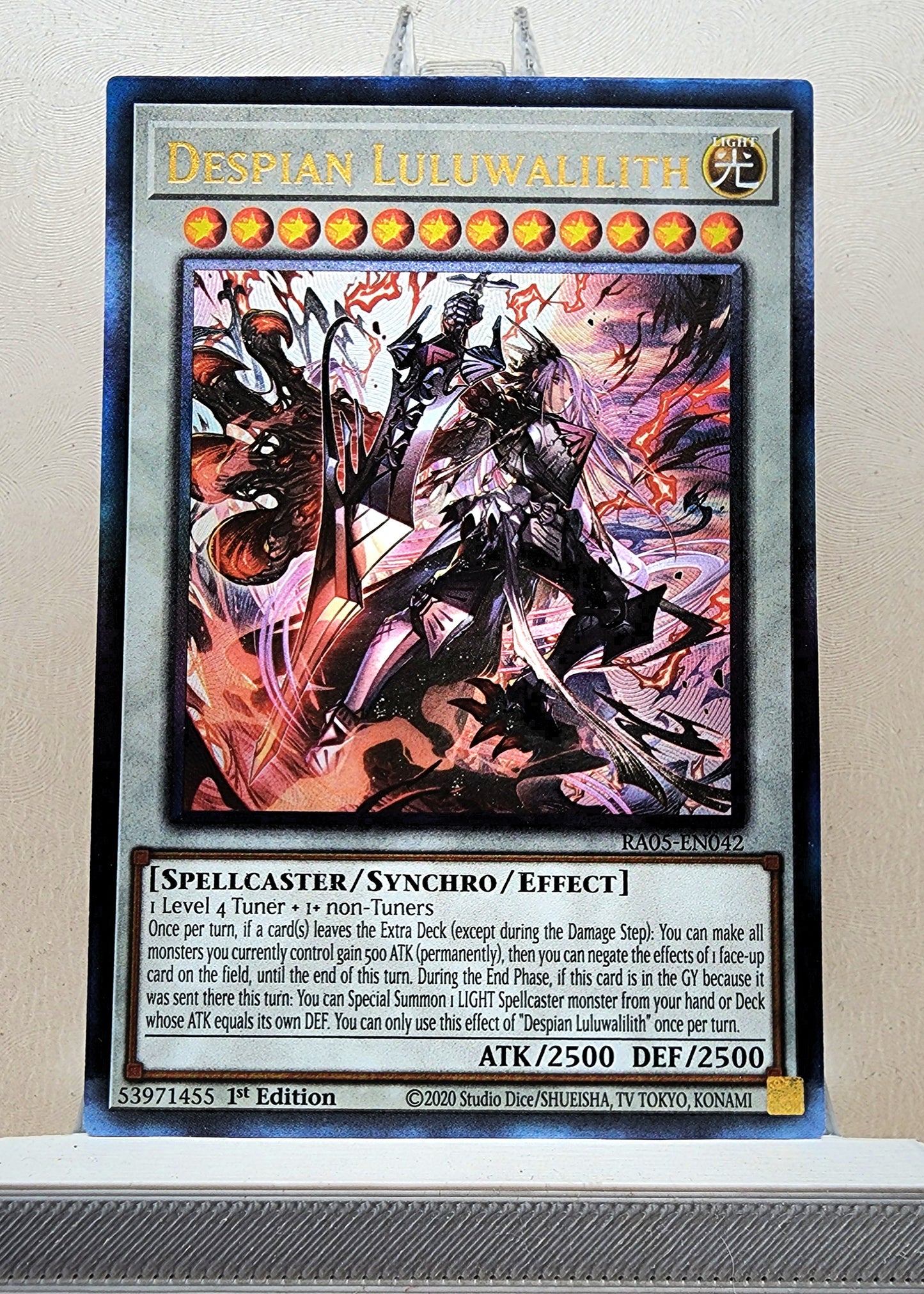 Yugioh! 1x Despian Luluwalilith (RA05 - Prismatic Ultimate Rare) 1st Edition