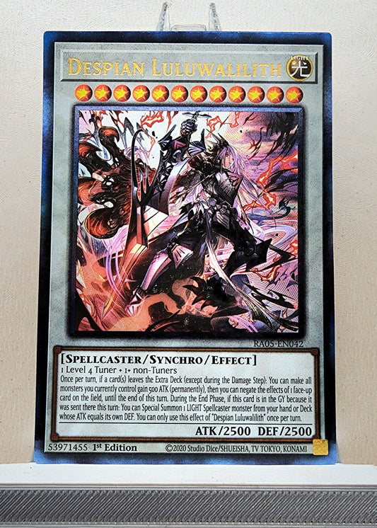 Yugioh! 1x Despian Luluwalilith (RA05 - Prismatic Ultimate Rare) 1st Edition