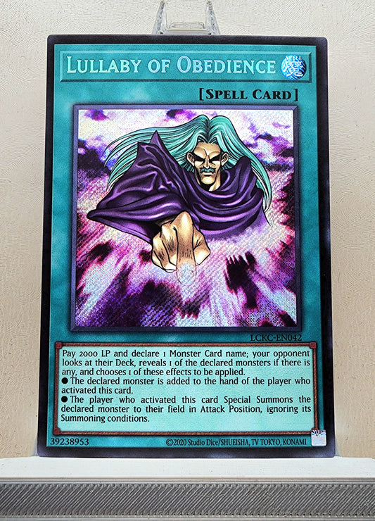 Yugioh! 1x Lullaby of Obedience (LCKC - Secret Rare) Unli Edition