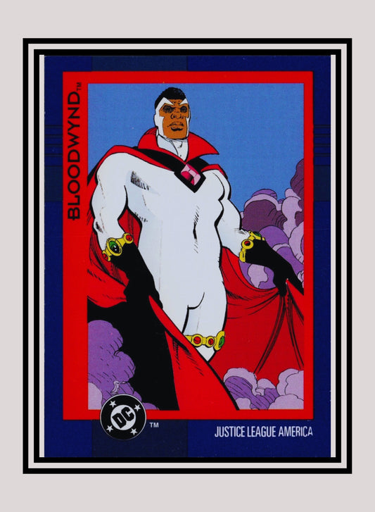 DC! 1x Bloodwynd - Base (#043 - 1993 Skybox DC Cosmic Teams)