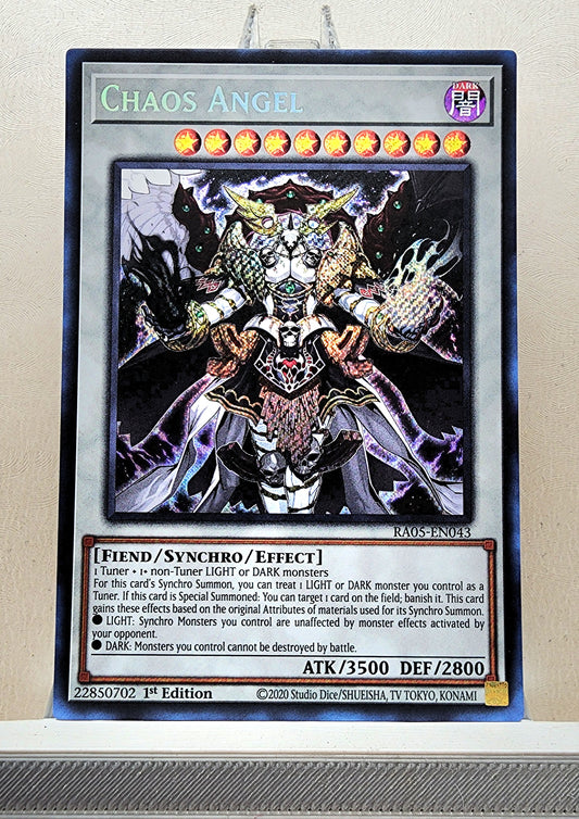 Yugioh! 1x Chaos Angel (RA05 - Secret Rare) 1st Edition