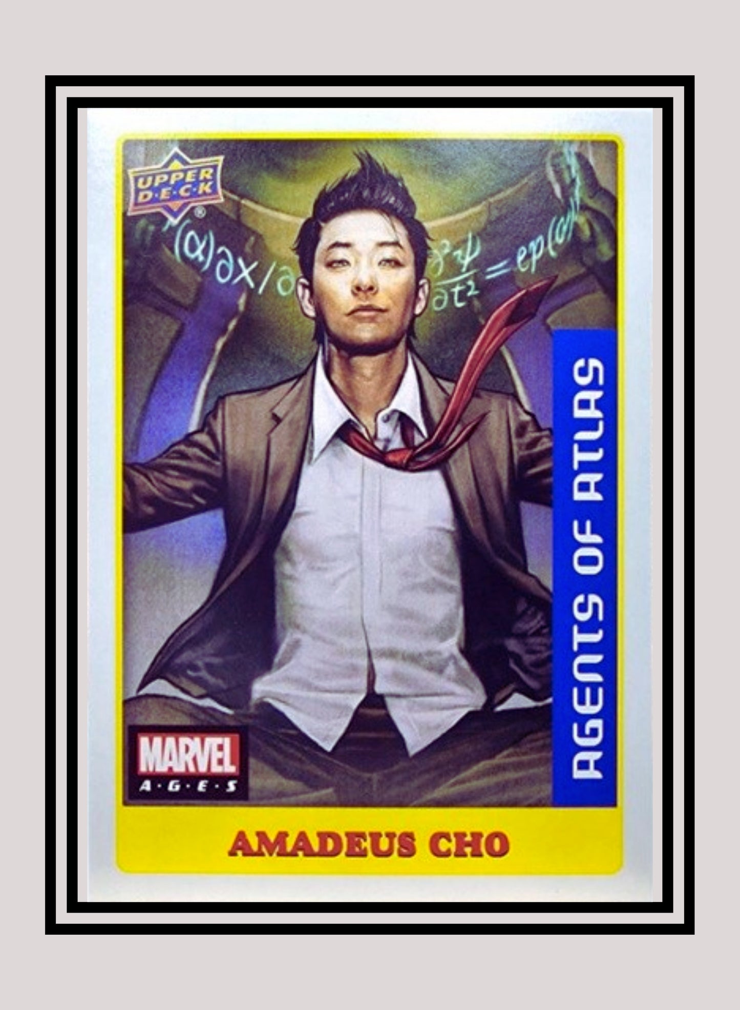 Marvel! 1x Amadeus Cho - Sticker (#043 - 2020 Upper Deck Marvel Ages)