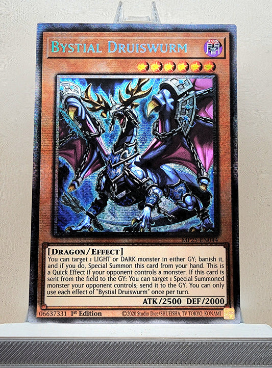 Yugioh! 1x Bystial Druiswurm (MP25 - Starlight Rare) 1st Edition