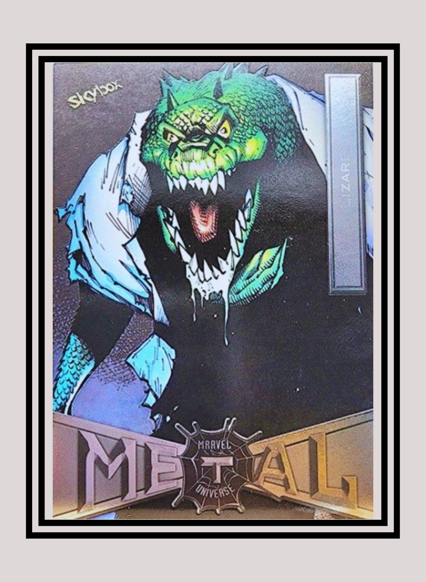 Marvel! 1x Lizard - Base Low Series (#044 - 2021 Upper Deck Spiderman Metal Universe)