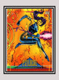 Marvel! 1x Psylocke - Base (#044 - 1993 Skybox Marvel Universe Series 4)