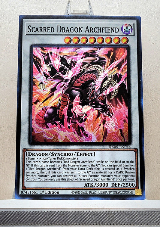 Yugioh! 1x Scarred Dragon Archfiend (RA05 - Super Rare) 1st Edition