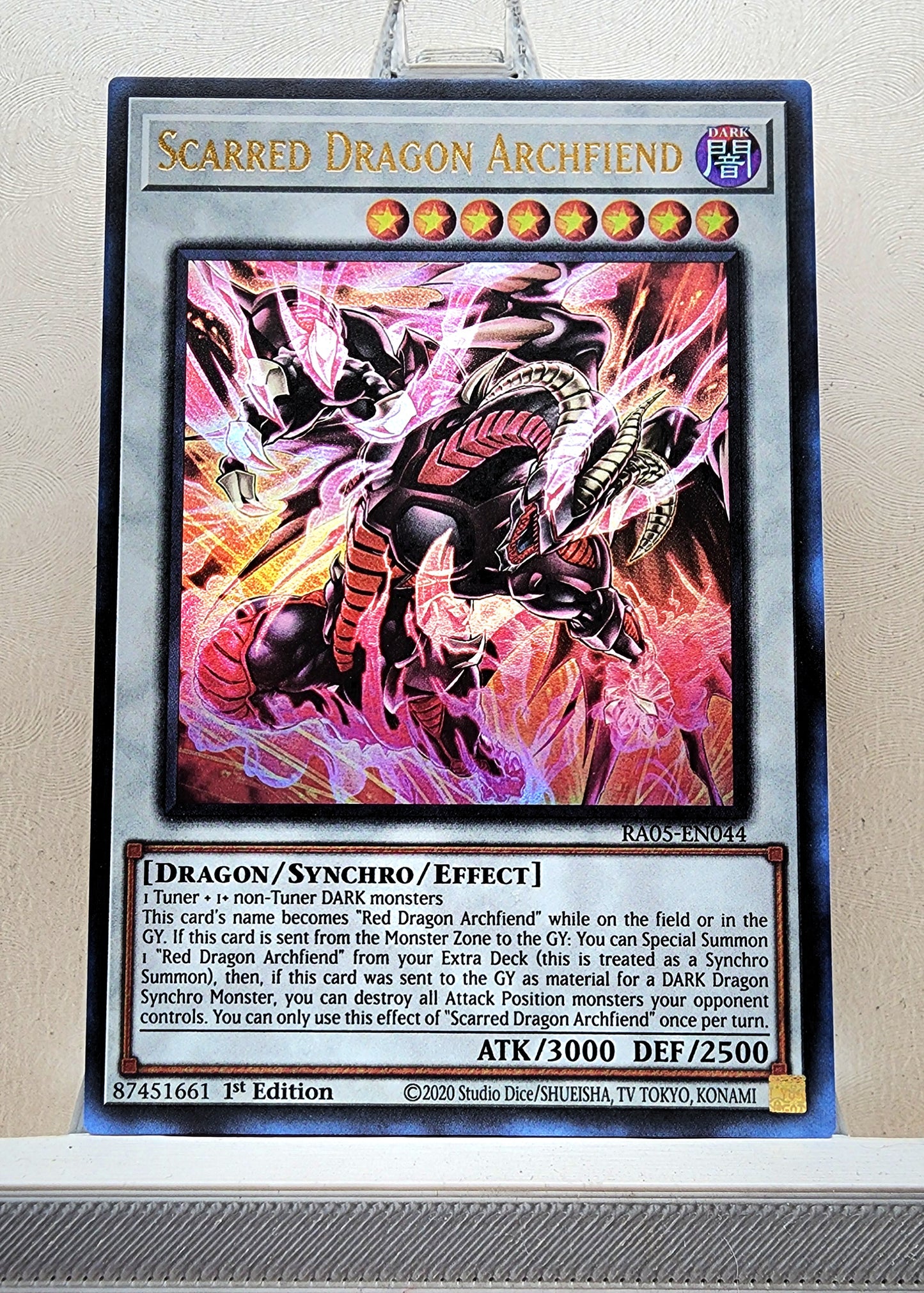 Yugioh! 1x Scarred Dragon Archfiend (RA05 - Ultra Rare) 1st Edition