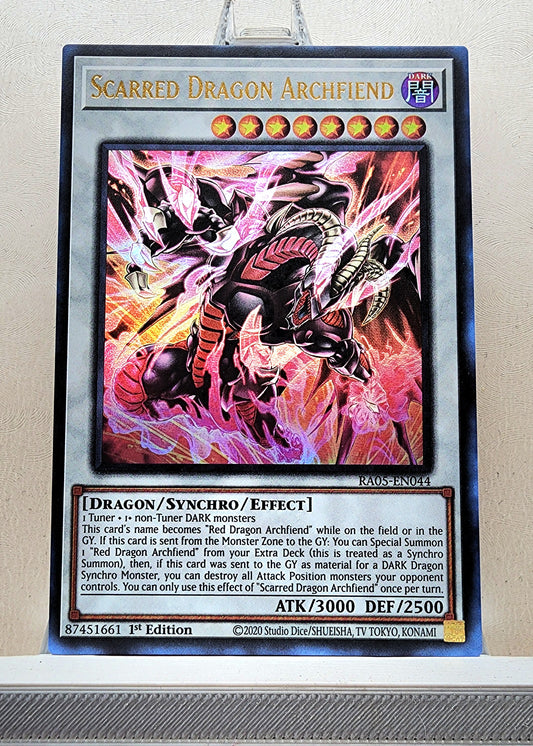 Yugioh! 1x Scarred Dragon Archfiend (RA05 - Ultra Rare) 1st Edition