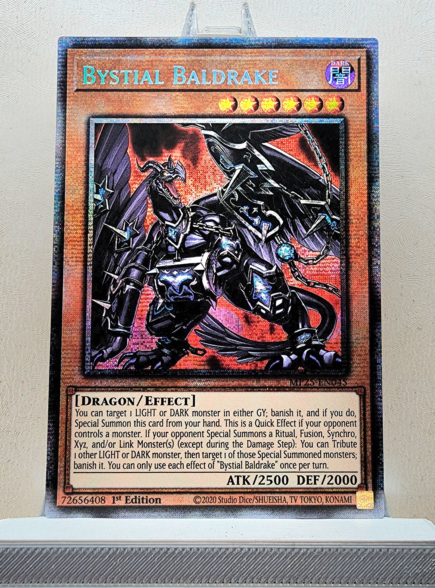 Yugioh! 1x Bystial Baldrake (MP25 - Starlight Rare) 1st Edition