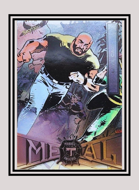 Marvel! 1x Luke Cage - Base Low Series (#045 - 2021 Upper Deck Spiderman Metal Universe)