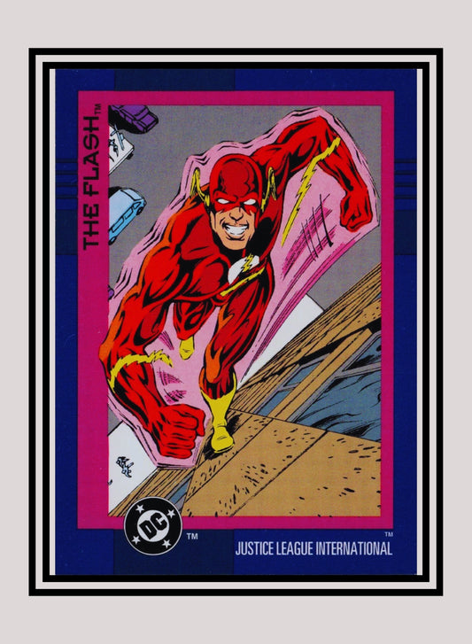 DC! 1x The Flash - Base (#045 - 1993 Skybox DC Cosmic Teams)