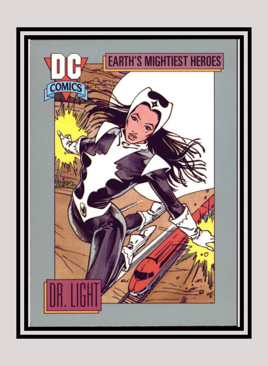 DC! 1x Dr. Light - Base (#045 - 1991 Impel DC Cosmic Cards)