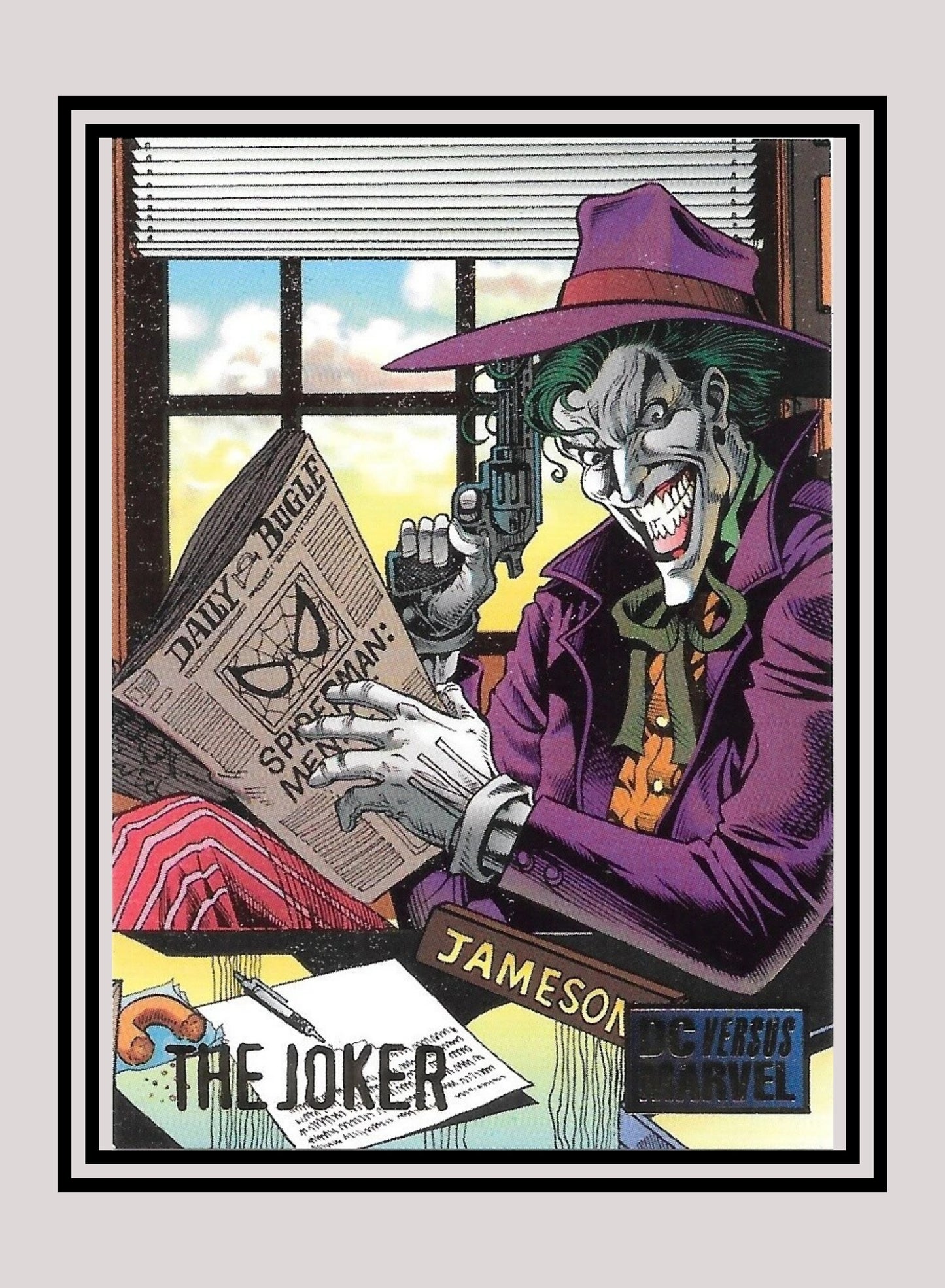Marvel! 1x The Joker - Base (#045 - 1995 Fleer DC vs. Marvel Comics)