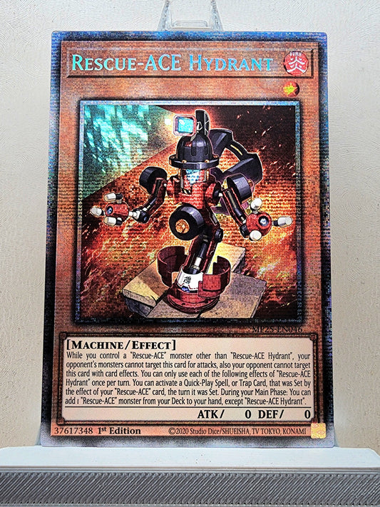 Yugioh! 1x Rescue-ACE Hydrant (MP25 - Starlight Rare) 1st Edition