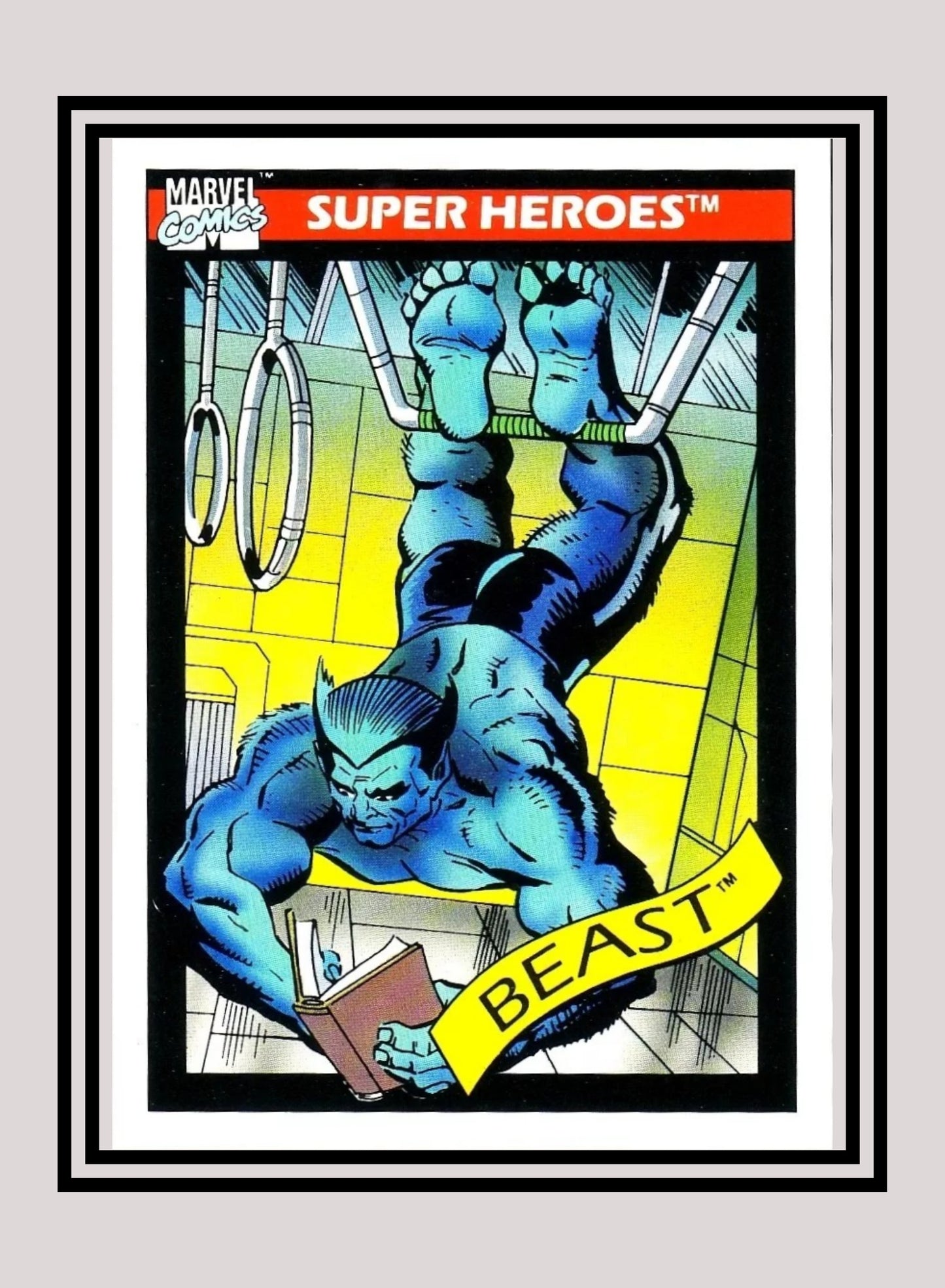 Marvel! 1x Beast - Base (#046 - 1990 Impel Marvel Universe Series I)