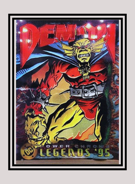 DC! 1x Demon - Power Chrome (#046 - 1995 SkyBox DC Power Chrome Legends)