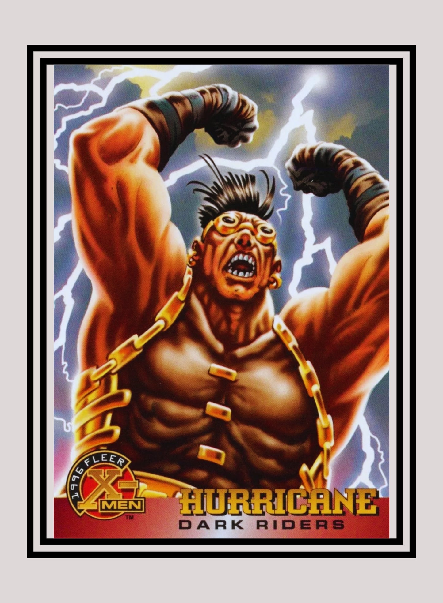 Marvel! 1x Hurricane - Base (#046 - 1996 Fleer X Men)