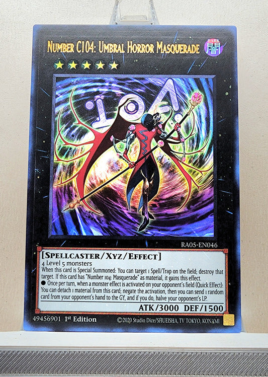Yugioh! 1x Number C104: Umbral Horror Masquerade (RA05 - Ultra Rare) 1st Edition