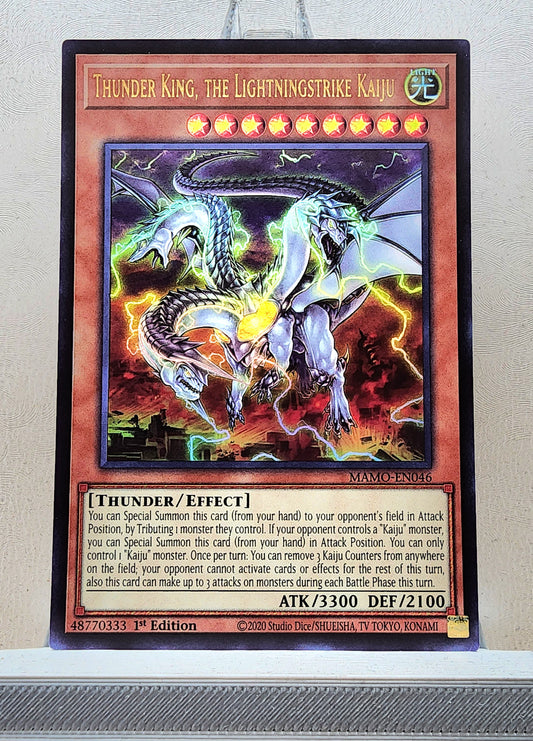 Yugioh! 1x Thunder King, the Lightningstrike Kaiju (MAMO - Ultra Rare) 1st Edition