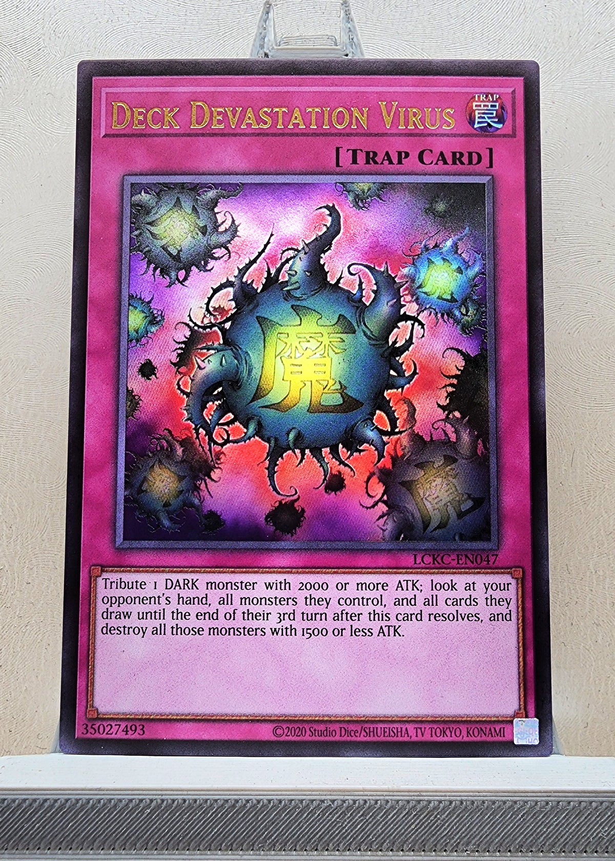 Yugioh! 1x Deck Devastation Virus (LCKC - Ultra Rare) Unli Edition