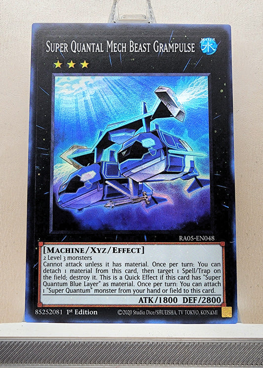 Yugioh! 1x Super Quantal Mech Beast Grampulse (RA05 - Super Rare) 1st Edition