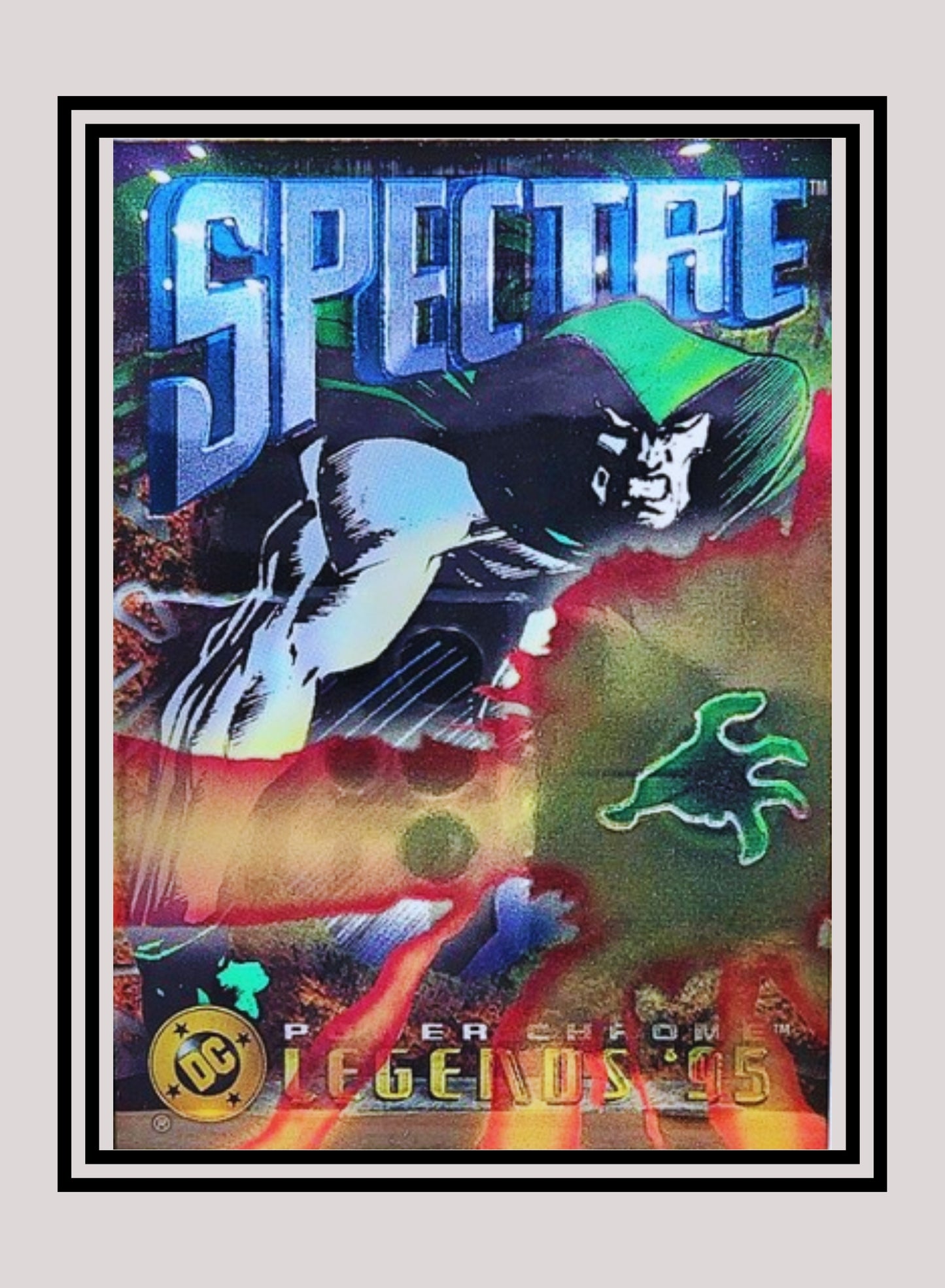 DC! 1x Spectre - Power Chrome (#048 - 1995 SkyBox DC Power Chrome Legends)