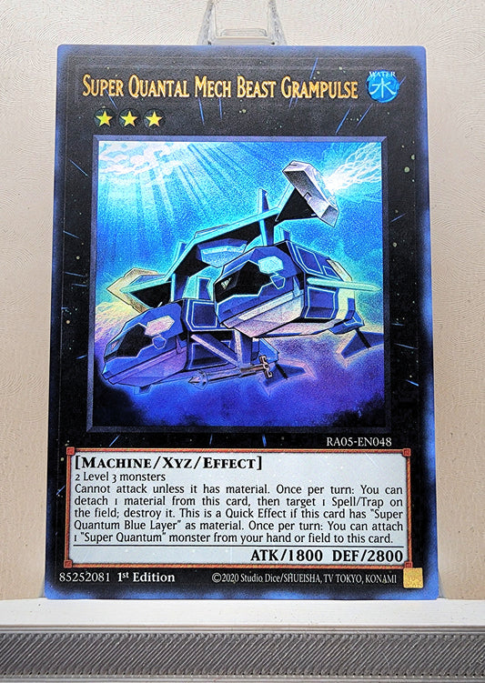 Yugioh! 1x Super Quantal Mech Beast Grampulse (RA05 - Ultra Rare) 1st Edition