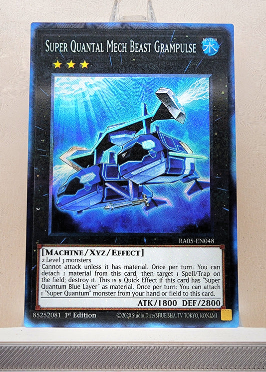 Yugioh! 1x Super Quantal Mech Beast Grampulse (RA05 - Prismatic Collectors Rare) 1st Edition