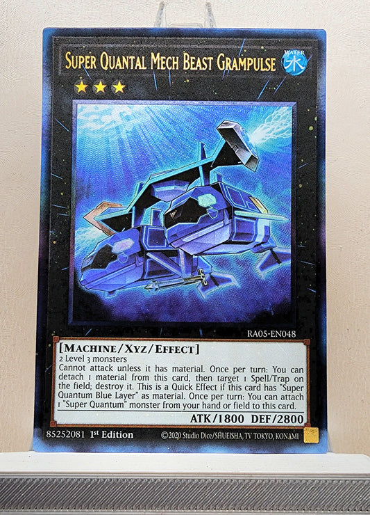 Yugioh! 1x Super Quantal Mech Beast Grampulse (RA05 - Prismatic Ultimate Rare) 1st Edition