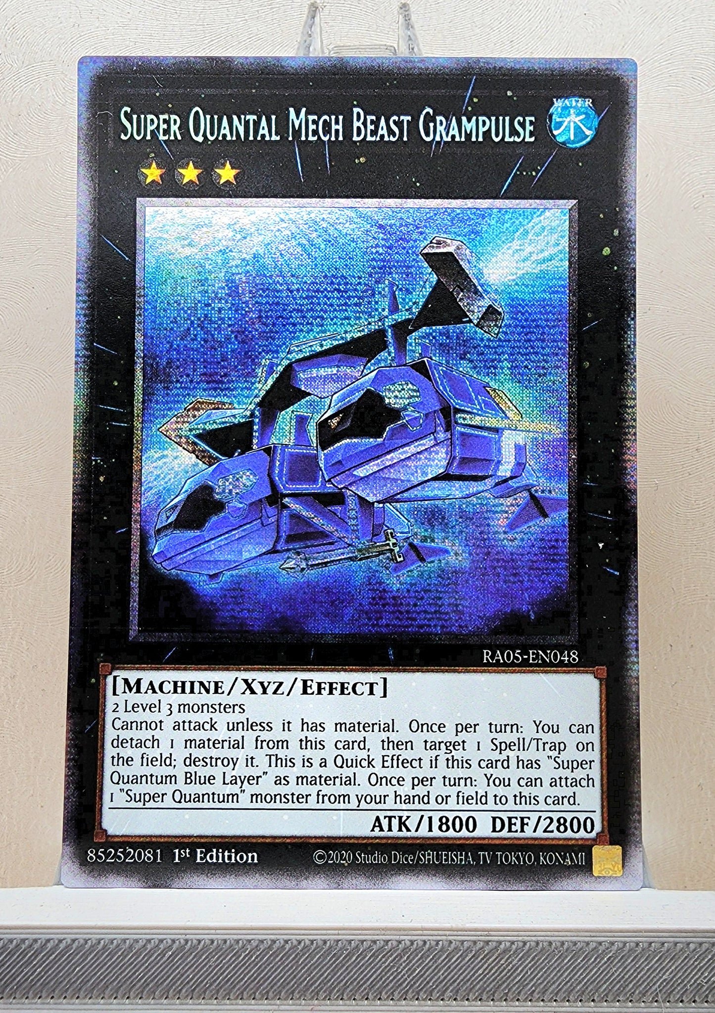 Yugioh! 1x Super Quantal Mech Beast Grampulse (RA05 - Starlight Rare) 1st Edition