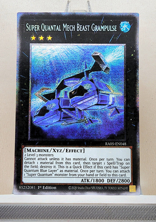 Yugioh! 1x Super Quantal Mech Beast Grampulse (RA05 - Starlight Rare) 1st Edition
