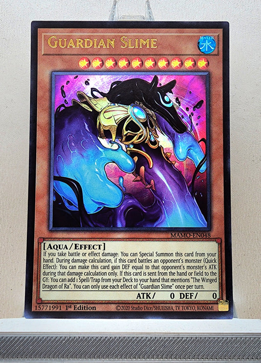 Yugioh! 1x Guardian Slime (MAMO - Ultra Rare) 1st Edition