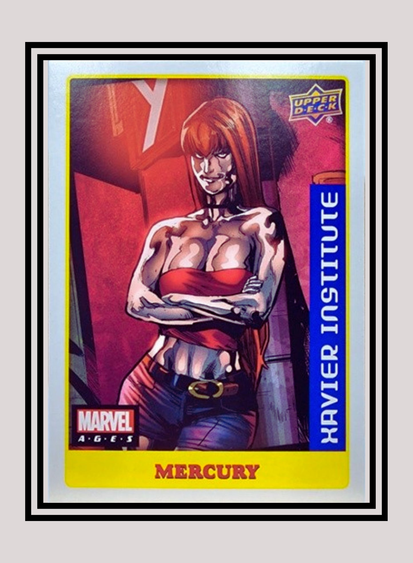 Marvel! 1x Mercury - Sticker (#048 - 2020 Upper Deck Marvel Ages)