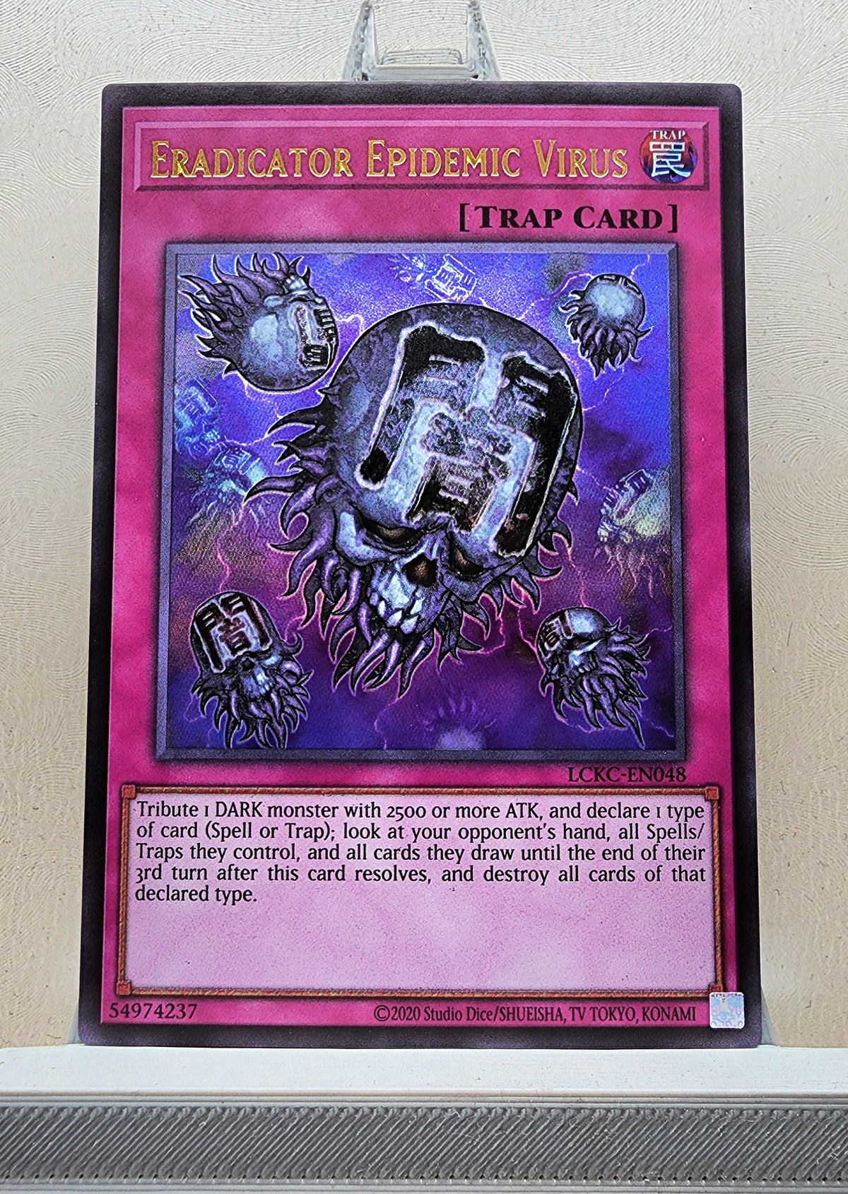 Yugioh! 1x Eradicator Epidemic Virus (LCKC - Ultra Rare) Unli Edition