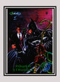 DC! 1x Power Struggle - Base Metal (#049 - 1995 Fleer Batman Forever Metal)