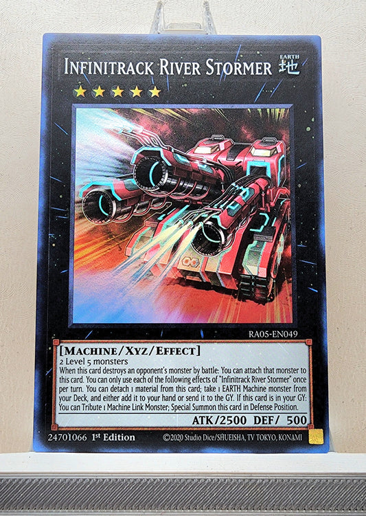 Yugioh! 1x Infinitrack River Stormer (RA05 - Super Rare) 1st Edition