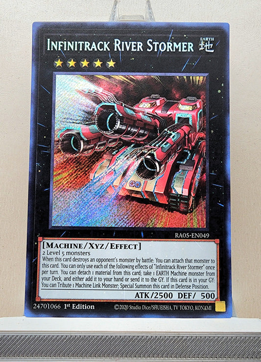 Yugioh! 1x Infinitrack River Stormer (RA05 - Secret Rare) 1st Edition