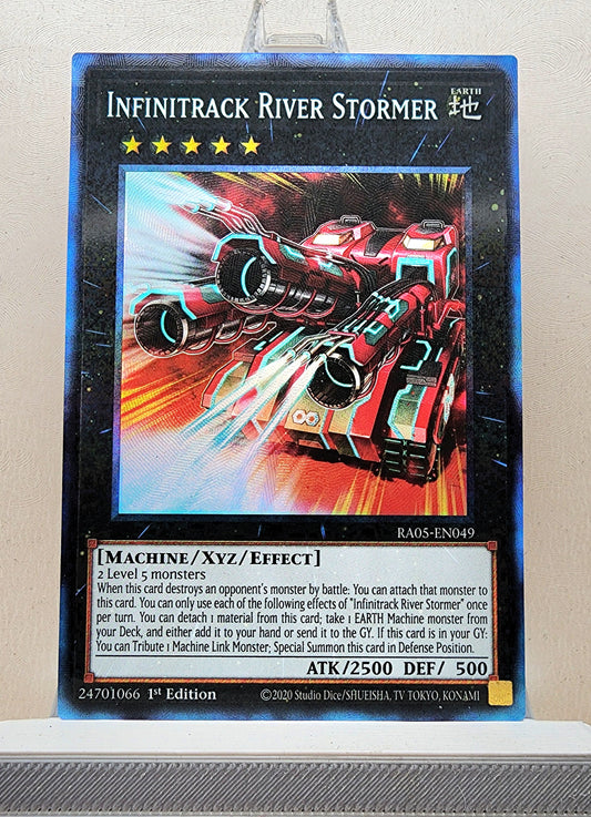 Yugioh! 1x Infinitrack River Stormer (RA05 - Prismatic Collectors Rare) 1st Edition