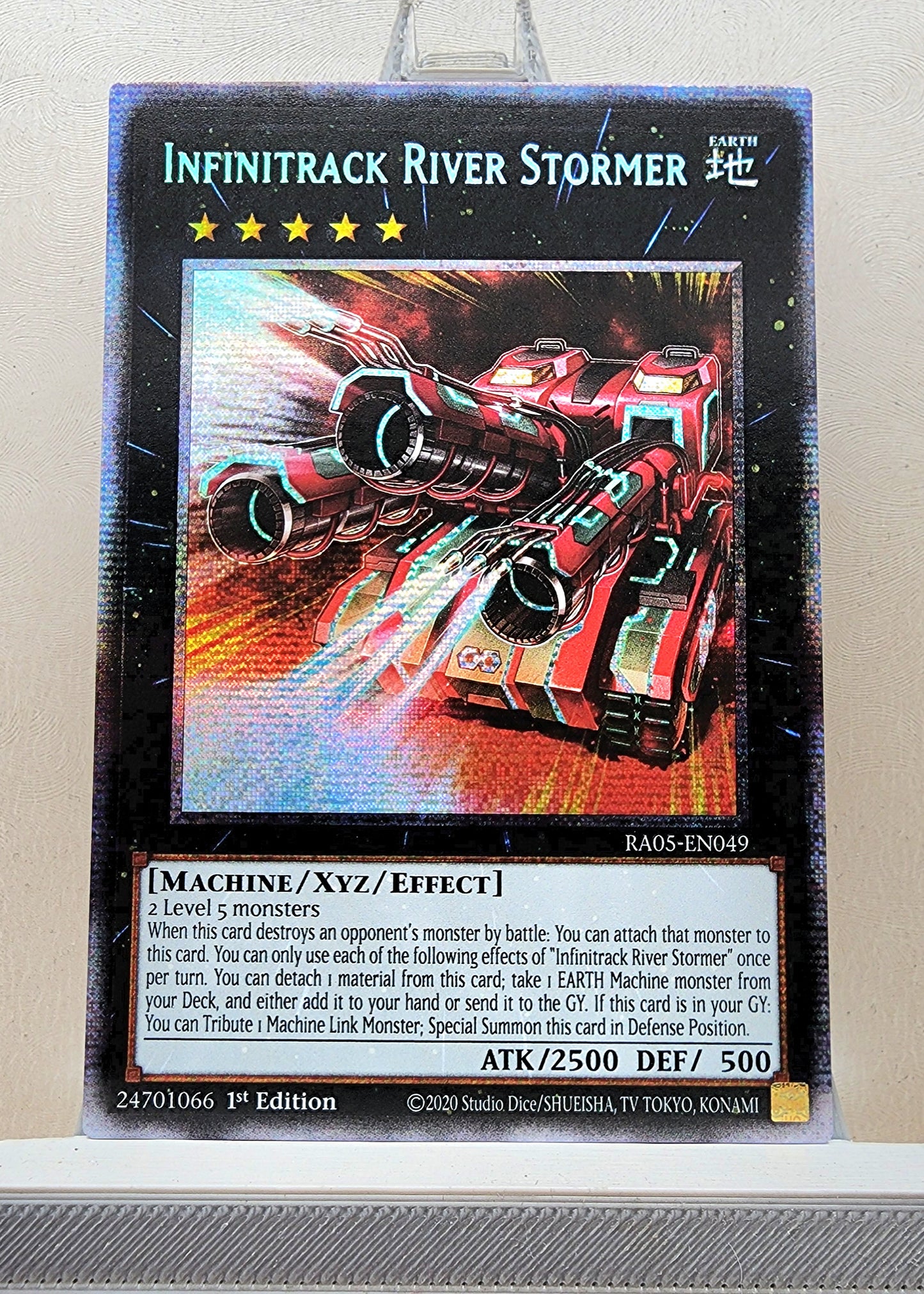 Yugioh! 1x Infinitrack River Stormer (RA05 - Starlight Rare) 1st Edition