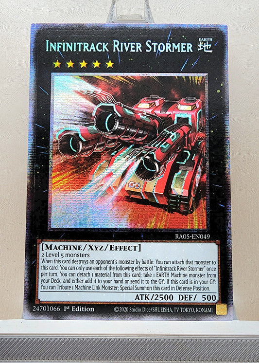 Yugioh! 1x Infinitrack River Stormer (RA05 - Starlight Rare) 1st Edition