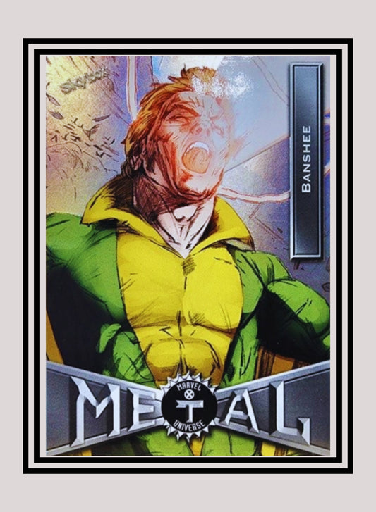 Marvel! 1x Banshee - Base Low Series (#004 - 2021 Upper Deck X-Men Metal Universe)