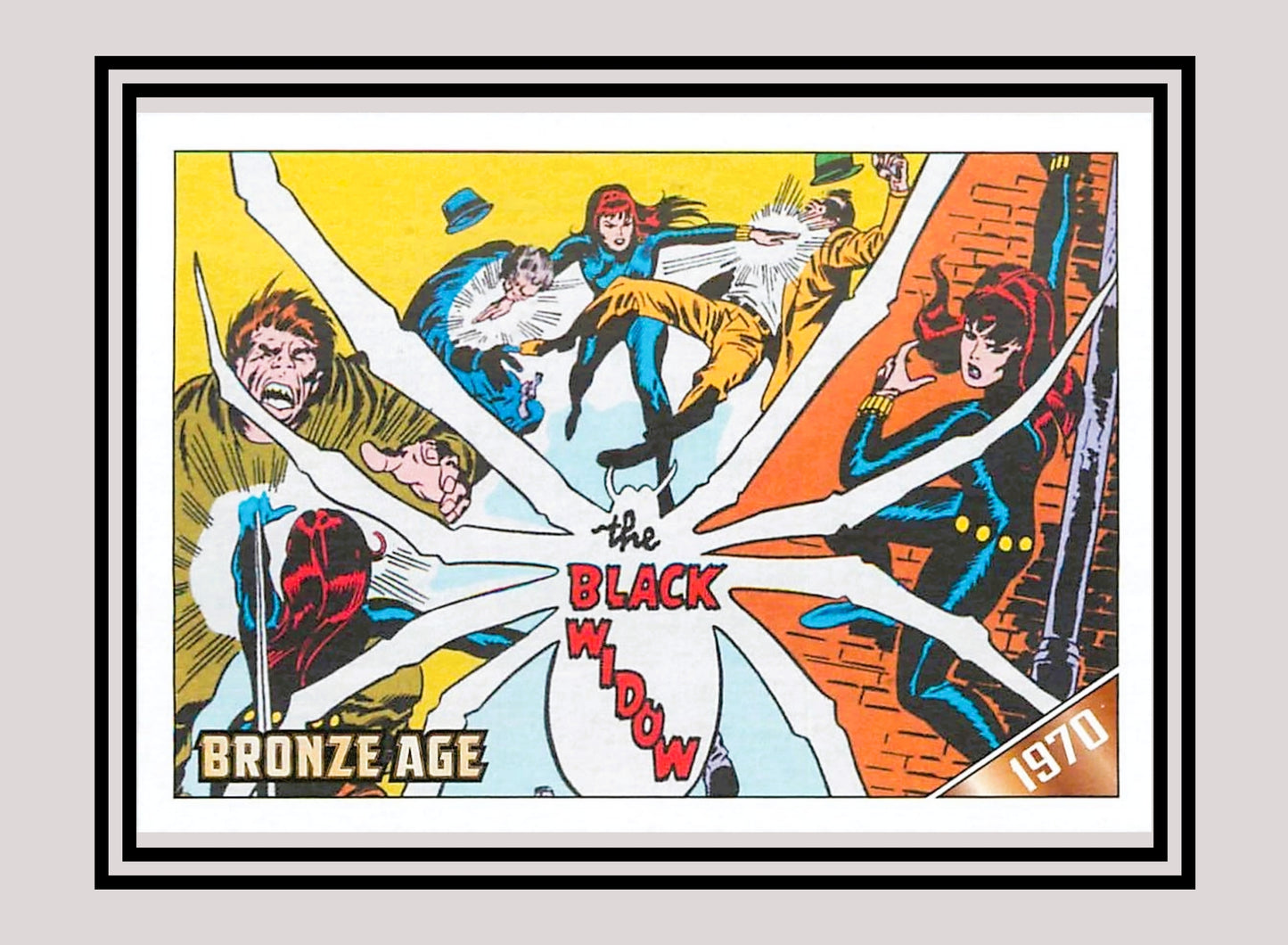 Marvel! 1x Amazing Adventures #1: Inhumans and the Black Widow - Base (#04 - 2012 Rittenhouse Marvel Bronze Age)