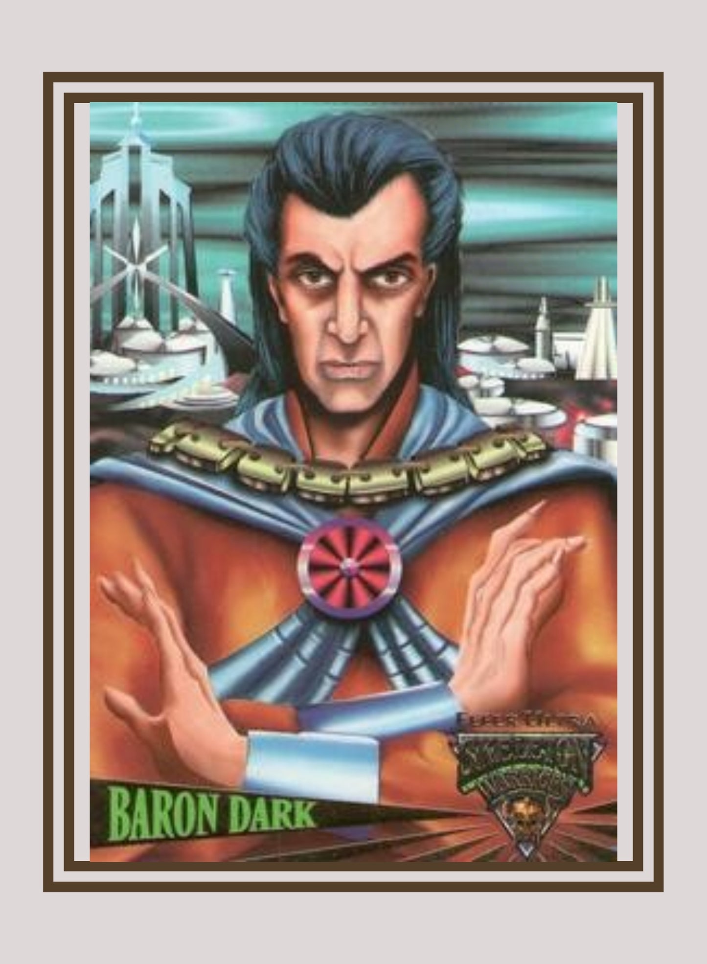 1x Baron Dark - Base (#004 - 1995 Fleer Ultra Skeleton Warriors)