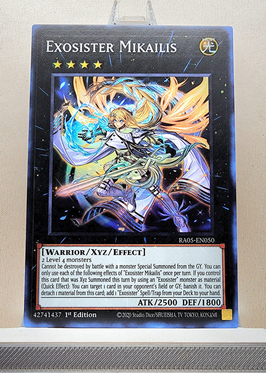 Yugioh! 1x Exosister Mikailis (RA05 - Super Rare) 1st Edition