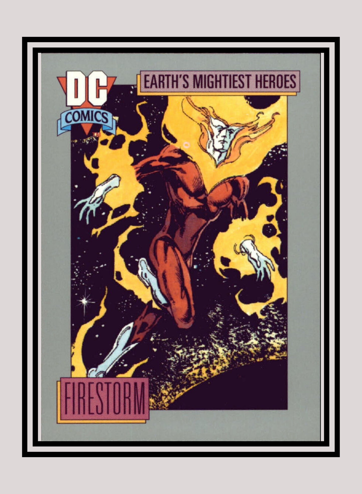 DC! 1x Firestorm - Base (#050 - 1991 Impel DC Cosmic Cards)