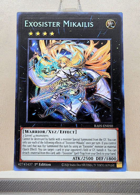 Yugioh! 1x Exosister Mikailis (RA05 - Secret Rare) 1st Edition