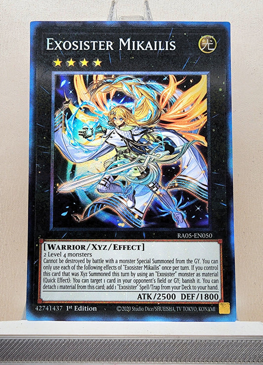 Yugioh! 1x Exosister Mikailis (RA05 - Prismatic Collectors Rare) 1st Edition