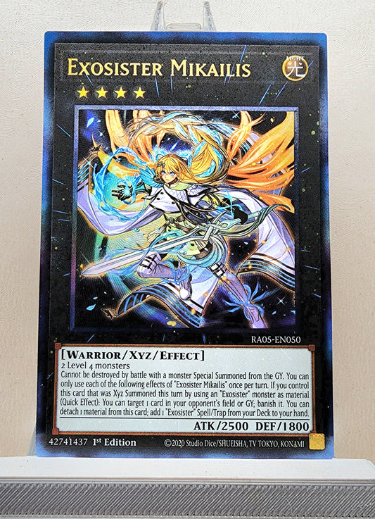 Yugioh! 1x Exosister Mikailis (RA05 - Prismatic Ultimate Rare) 1st Edition