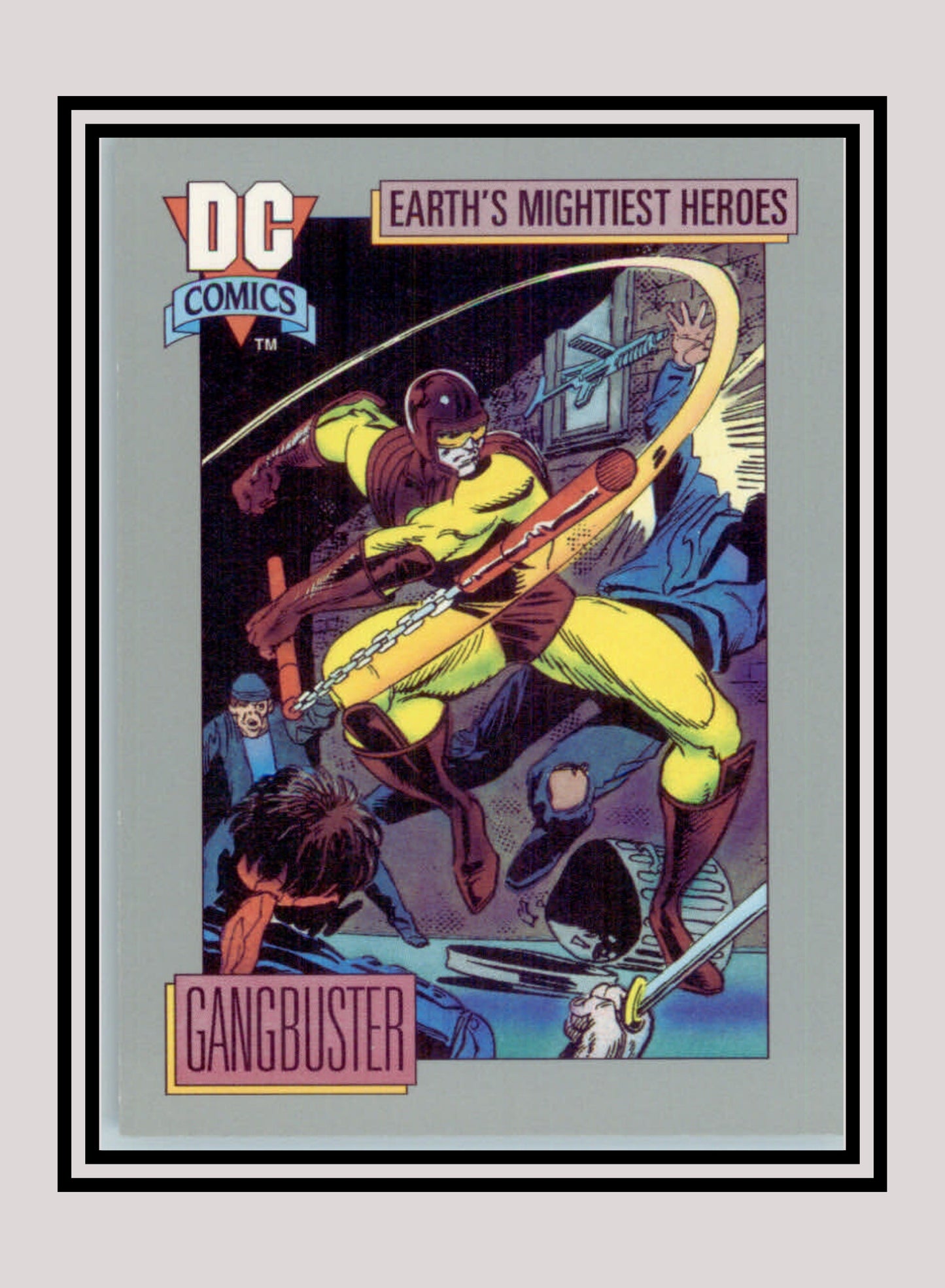 DC! 1x Gangbuster - Base (#051 - 1991 Impel DC Cosmic Cards)