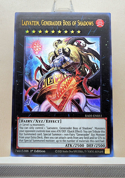 Yugioh! 1x Laevatein, Generaider Boss of Shadows (RA05 - Ultra Rare) 1st Edition